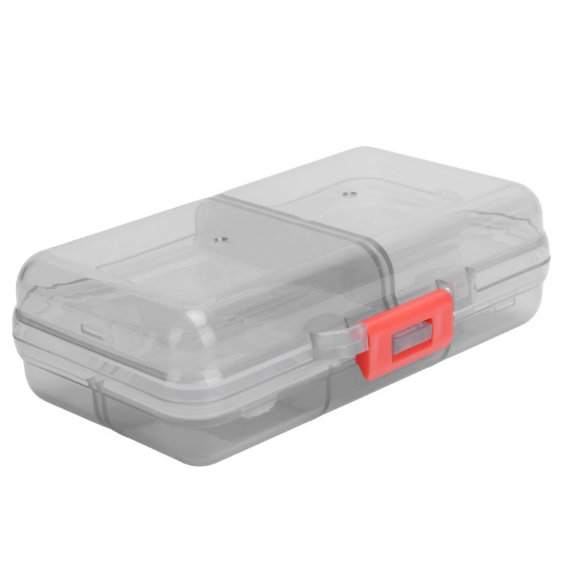 Portable Pill Organizer - 8 Compartments Grey Moisture-proof Compact Pill Case: Independent Sealed Design Medicine Storage Container for Travel Home Daily Use - Image 3