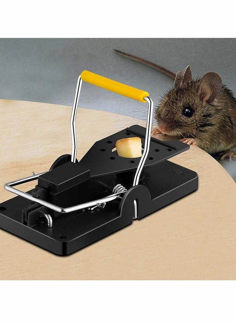 KASTWAVE - Mouse Trap, Reusable Mice Snap Traps, Power Mouse Catcher That Kill Rat Instantly Sensitive Rodent killer with Bait Cup for kitchen & Garden Easy To Clean Effective Safe And Painless, 6 Pack - Image 1