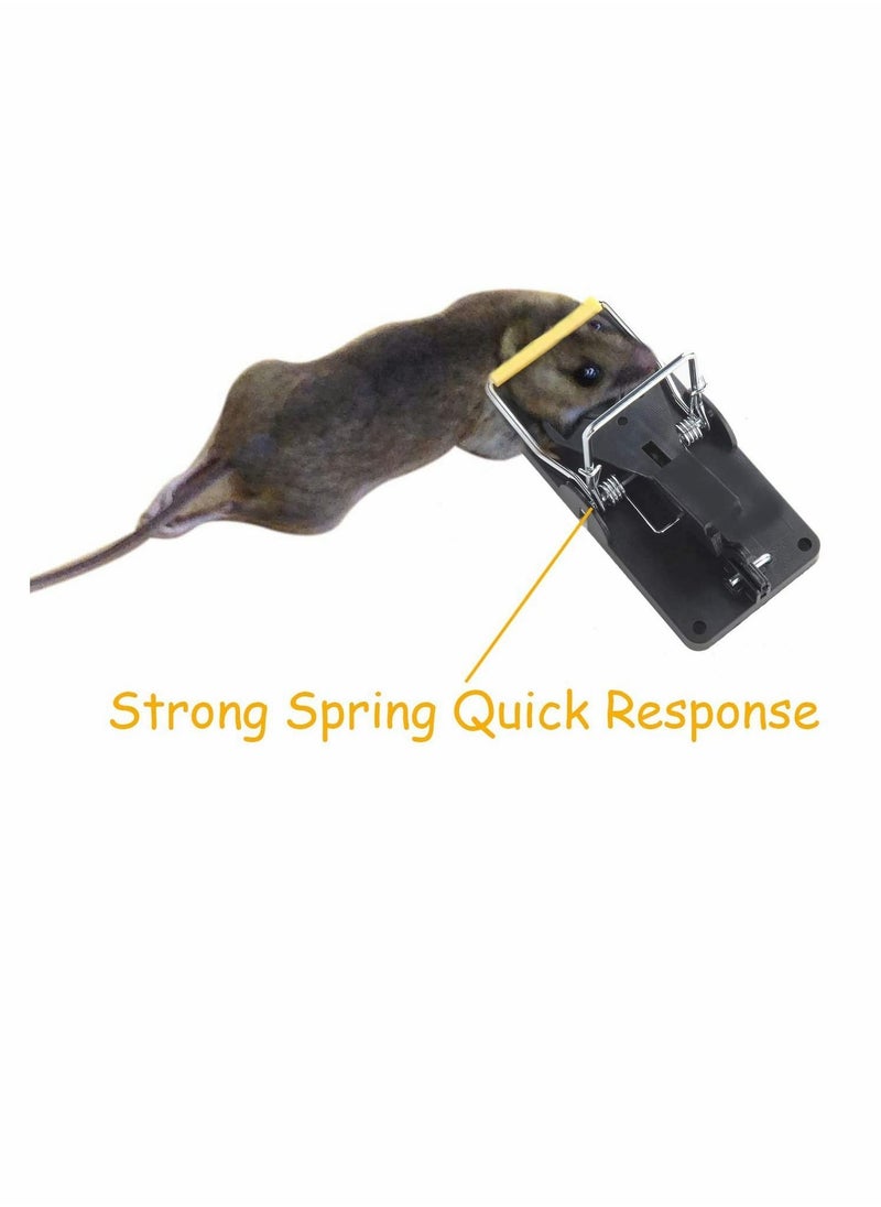 KASTWAVE - Mouse Trap, Reusable Mice Snap Traps, Power Mouse Catcher That Kill Rat Instantly Sensitive Rodent killer with Bait Cup for kitchen & Garden Easy To Clean Effective Safe And Painless, 6 Pack - Image 1