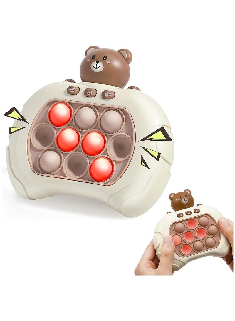 RATSAW Handheld Game for Kids Speed Push Game Puzzle Pop Light Up Game Fidget Travel Games Electronic Quick Push Light Up Pop Game Fidget Toys for Adults and Kids - Image 1