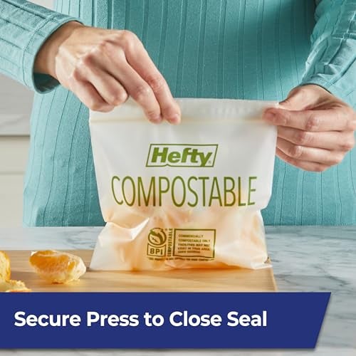 Hefty® Compostable Press-To-Close​ Sandwich 50 Count - Image 2