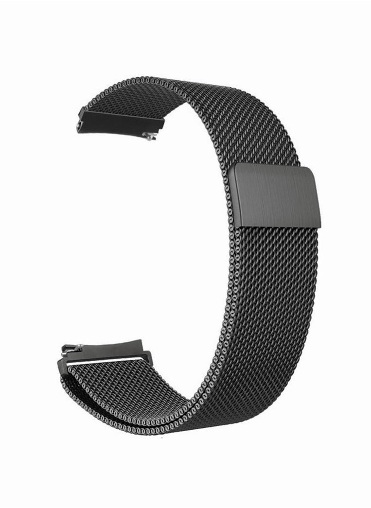 Motim - Stainless Steel Milanese Watch Band Magnetic Loop for Apple watch10/9/8/7/SE/6/5/4/3/2 and Samsung Watch 4, Metal Mesh Replacement Strap, 20mm - Image 1
