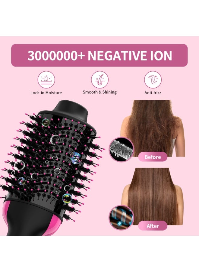 Hair Dryer Brush Blow Dryer Brush in One, Professional Hairdryer and Styler Volumizer Hot Air Brush with Negative Ion Anti-frizz Ceramic Titanium Barrel Hair Straightener Brush - Image 3
