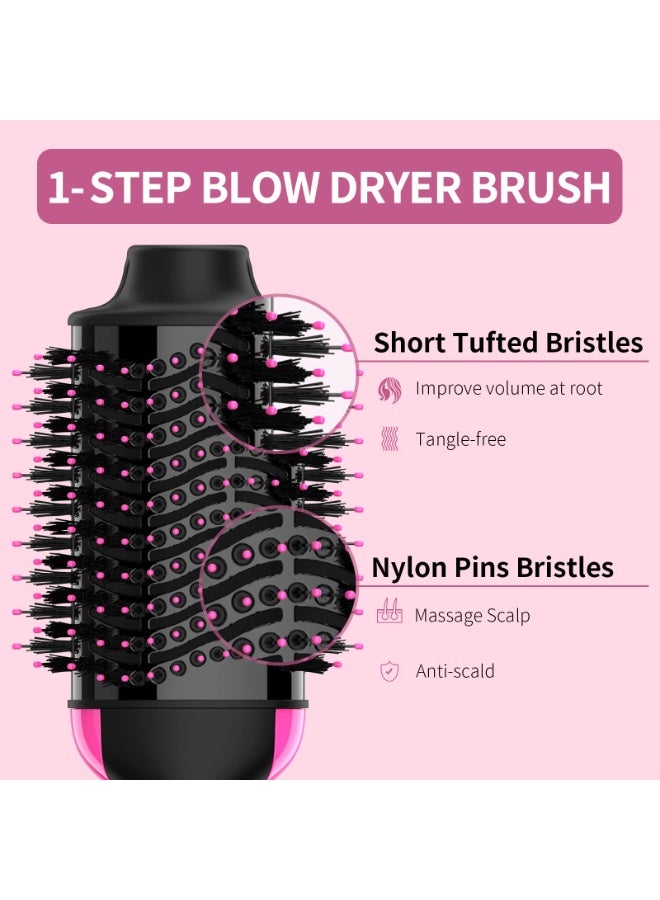 Hair Dryer Brush Blow Dryer Brush in One, Professional Hairdryer and Styler Volumizer Hot Air Brush with Negative Ion Anti-frizz Ceramic Titanium Barrel Hair Straightener Brush - Image 2