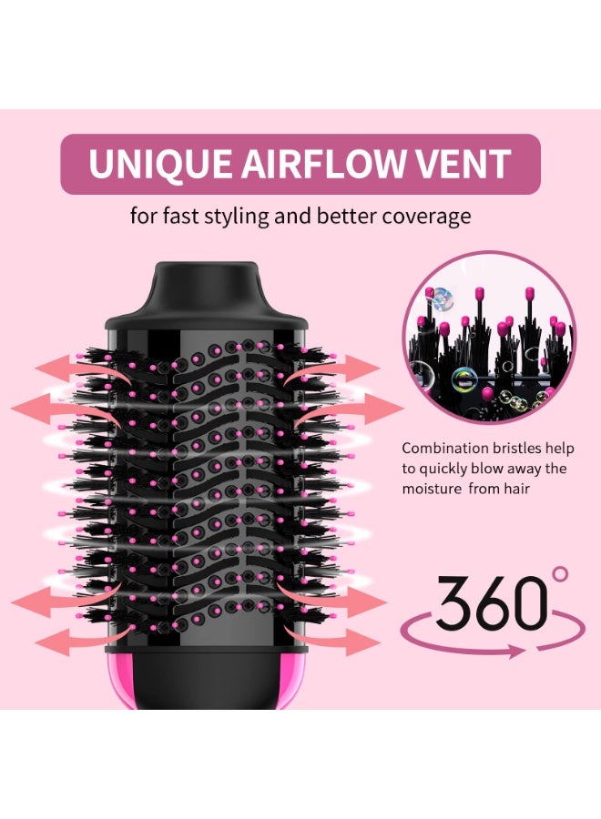 Hair Dryer Brush Blow Dryer Brush in One, Professional Hairdryer and Styler Volumizer Hot Air Brush with Negative Ion Anti-frizz Ceramic Titanium Barrel Hair Straightener Brush - Image 4