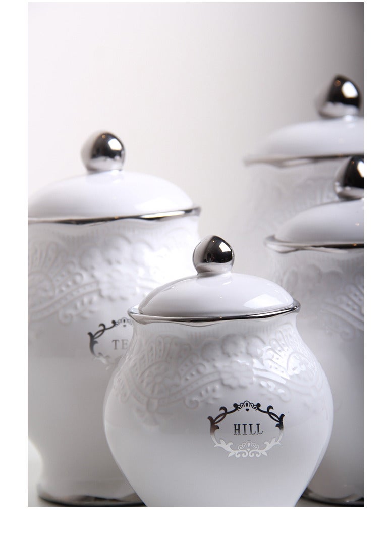 A set of jars for storing spices, seasonings, tea and sugar with a luxurious design - Image 5
