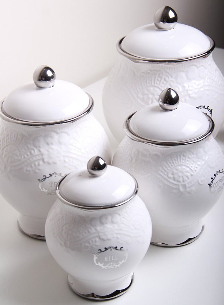 A set of jars for storing spices, seasonings, tea and sugar with a luxurious design - Image 4