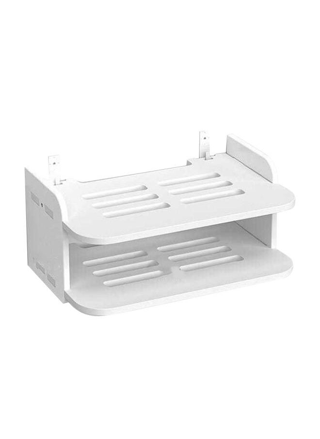 Router Shelf Wall Mount Punch Free WiFi Storage Set Top Box Stand for Living Room Bedroom