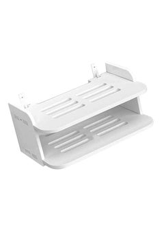 Thoraya Router Shelf Wall Mount Punch Free WiFi Storage Set Top Box Stand for Living Room Bedroom  - Image 3