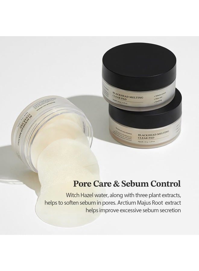 SUNGBOON EDITOR Blackhead Melting Clear Pad 65g(30 counts) | Blackhead Remover Pad, Pore Minimizing | Deep Cleansing & Pore Unclogging | Clears Blackhaed | Korean Skincare - Image 3