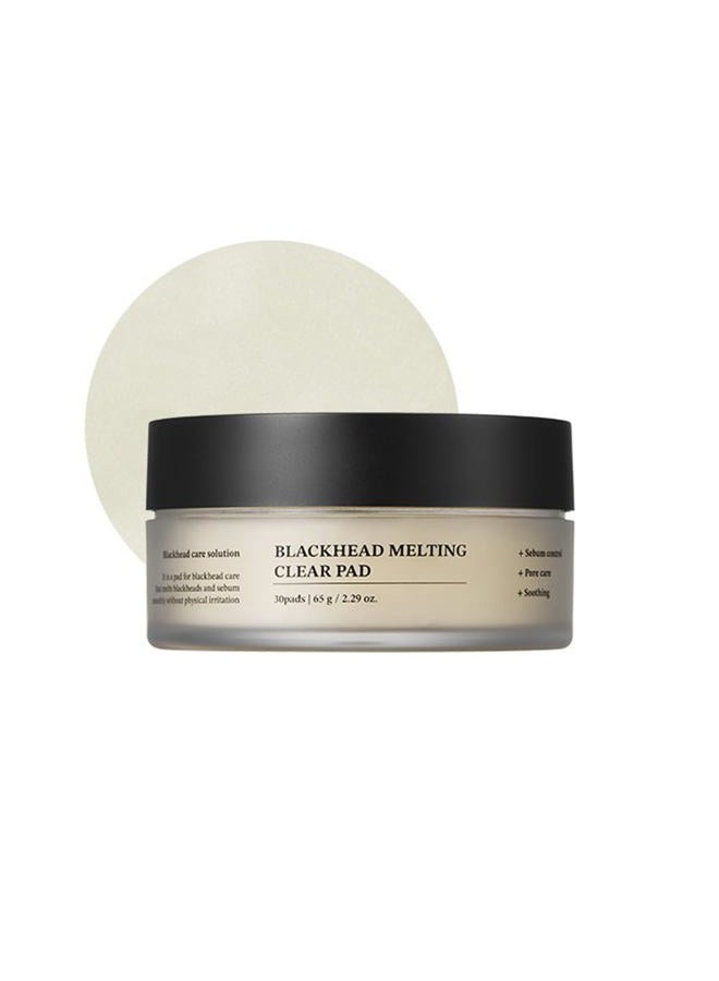 SUNGBOON EDITOR Blackhead Melting Clear Pad 65g(30 counts) | Blackhead Remover Pad, Pore Minimizing | Deep Cleansing & Pore Unclogging | Clears Blackhaed | Korean Skincare - Image 1