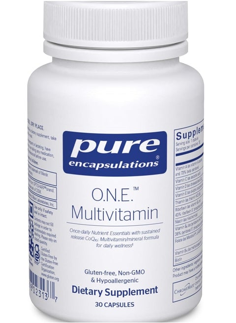 O.N.E. Multivitamin Lutein to Support Vision, Cognitive Function, and Cellular Health* - 30 Capsules