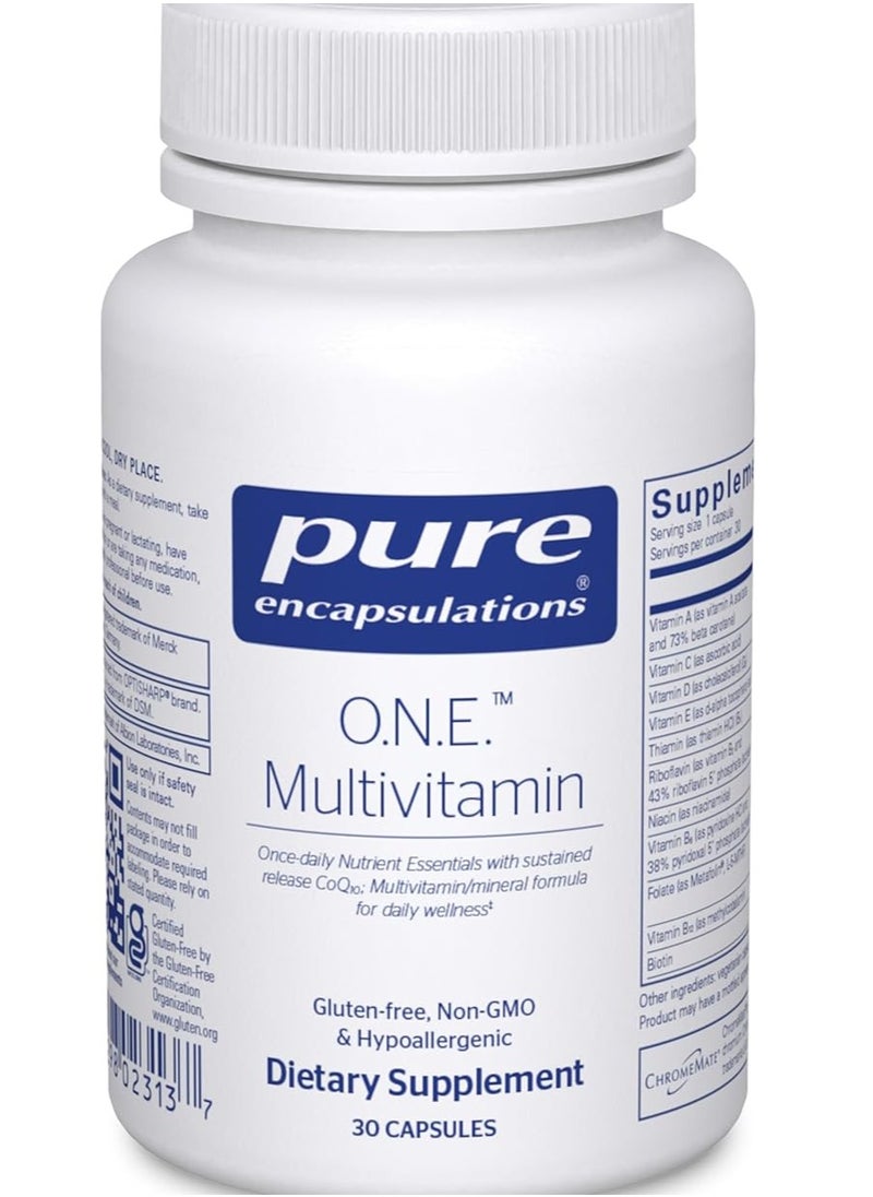 O.N.E. Multivitamin Lutein to Support Vision, Cognitive Function, and Cellular Health* - 30 Capsules
