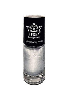 PUEEN Rocking Metallic Nail Art Stamping Polish Most Wanted Color Collection - (601 - Silver Dust + 603 - Golden Delicious) 12Ml Each - Bh000871  - Image 3