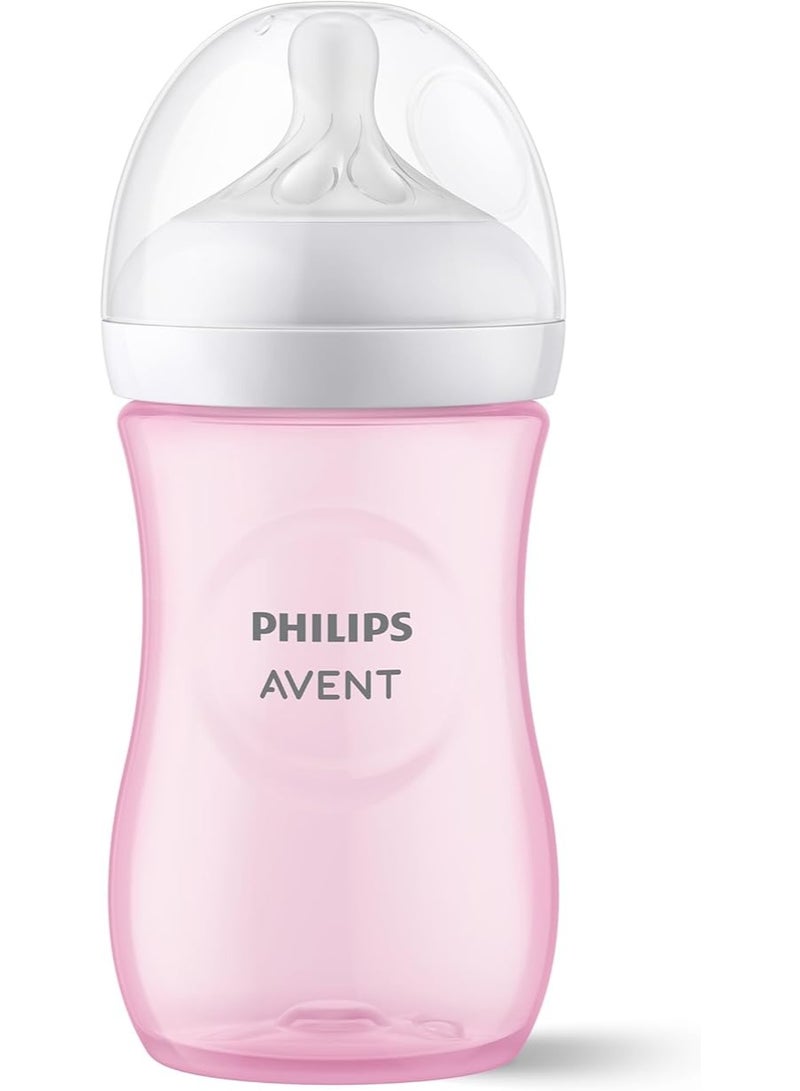 فيليبس ببرونة رضاعة طبيعية أفينت 3.0 – سعة 260 مل / 9 أونص – خامات أصلية من المصنع والوكيل الرسمي – تيّت مضاد للمغص للأطفال – سهلة التنظيف وآمنة - Image 1