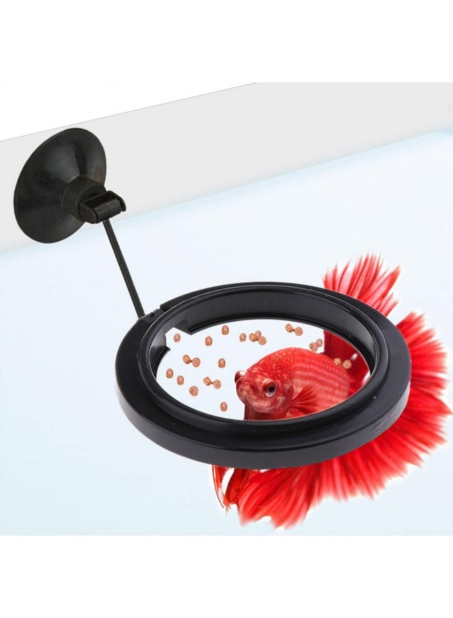 SunGrow Betta Feeding Ring, Prevent Water Turbulence from Washing Food into Filter, Practical Round Floating Food, Suitable for Guppy, Goldfish and Other Small Fish (1 Pc) - Image 1