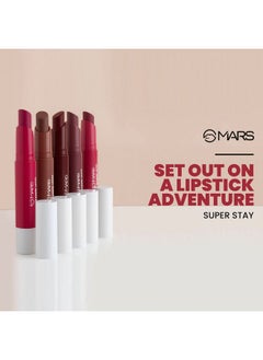 Mars MARS Matte Super Stay Lipstick | Up to 12 Hours Long Lasting | Smudge Proof and Waterproof Lipstick for Women (2.6 gm) (12-SINFUL)  - Image 5