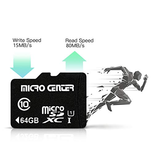 Micro Center 64GB Class 10 MicroSDXC Flash Memory Card with Adapter for Mobile Device Storage Phone, Tablet, Drone & Full HD Video Recording - 80MB/s UHS-I, C10, U1 (5 Pack) - Image 3