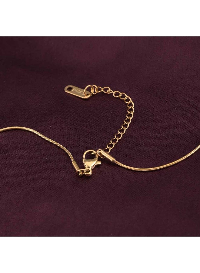 PALMONAS Golden Heart Charm Chain Necklace for Women - Waterproof & Anti-Tarnish - Image 4