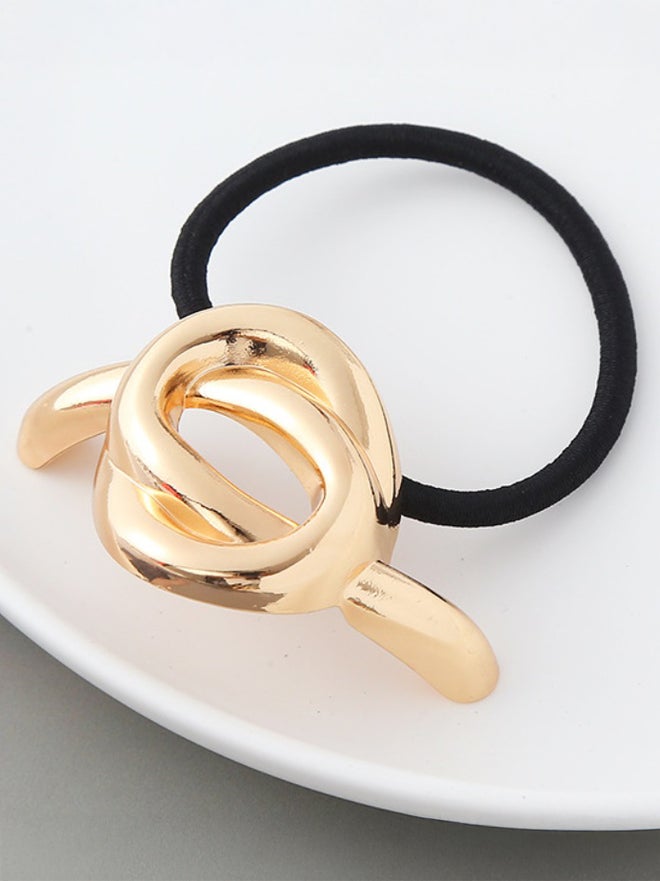 ستايلي طقم ربطات شعر مطاطية بلمسة معدنية من ستايلي - قطعتان - Image 4