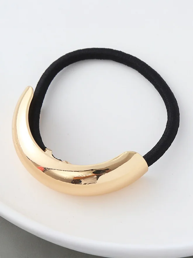 Styli Styli Set of 2 - Metal Accent Elasticated Hair Tie