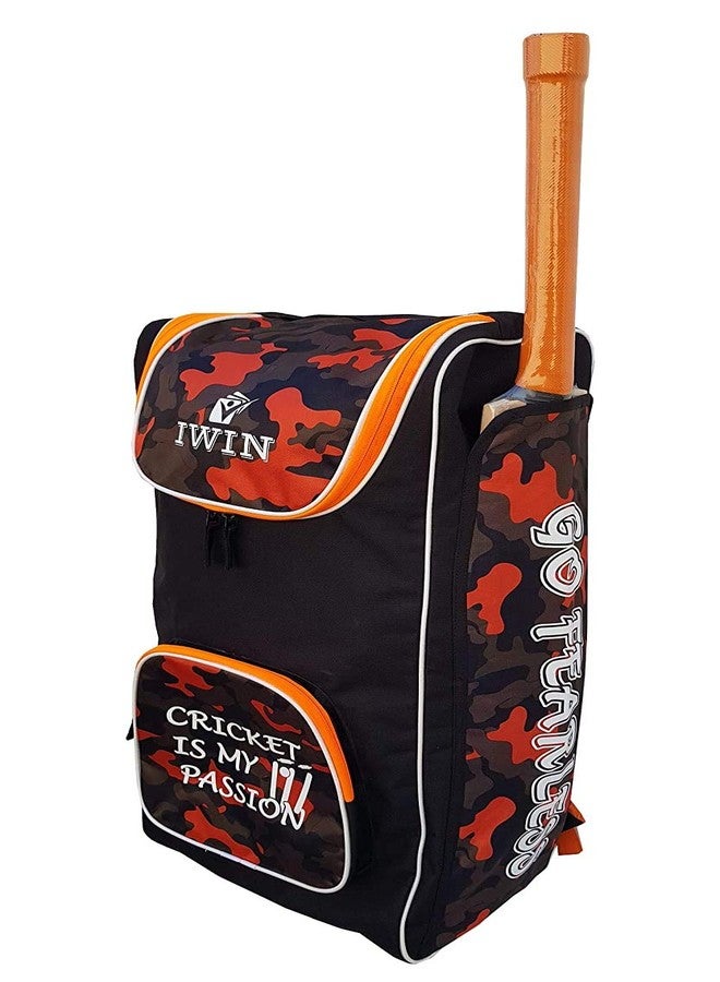 IWIN KITBAG Polyester Passion Cricket Kit Bag with RMOUR Sports Combo Match Cricket Thigh Pad with Towel Back and Towel Adjustable Elastic Straps(Right Hand) (Youth) - Image 4