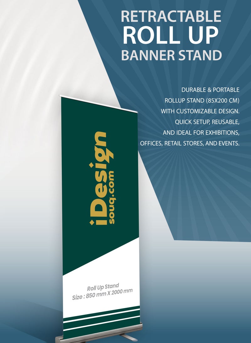 IDesign حامل لافتة قابل للسحب - Image 1