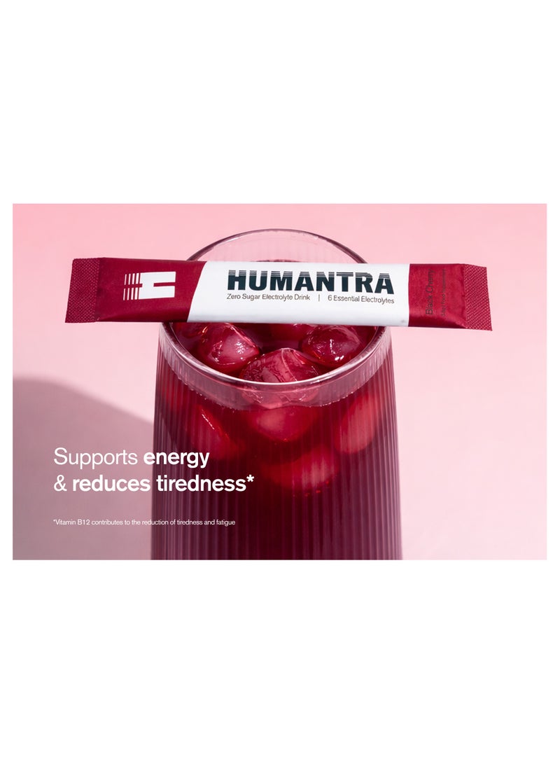 Humantra Black Cherry Electrolyte Hydration 3.8gm Pack Of 10 - Image 4