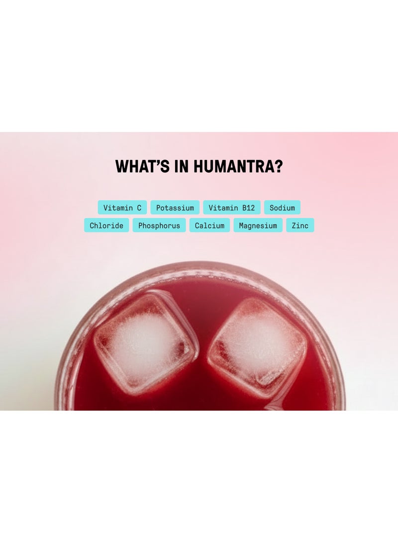Humantra Black Cherry Electrolyte Hydration 3.8gm Pack Of 10 - Image 3