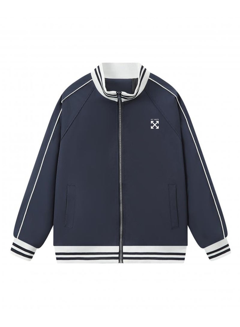 OFF-WHITE baseball uniform jacket for men and women - Image 3