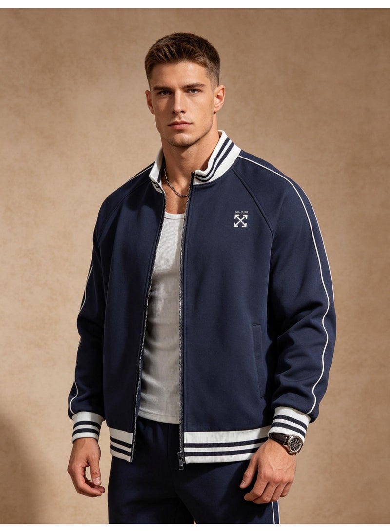 OFF-WHITE baseball uniform jacket for men and women - Image 1
