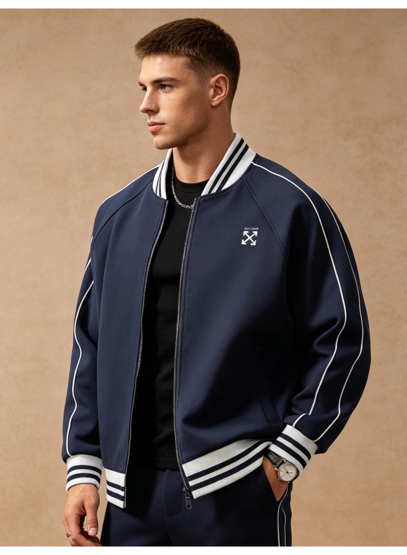 OFF-WHITE baseball uniform jacket for men and women - Image 5