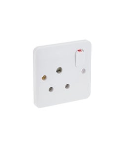 Schneider Electric Schneider Electric GGBL3090 Lisse Moulded Socketoutlet, 15A, 1 Gang, Matt White  - Image 1