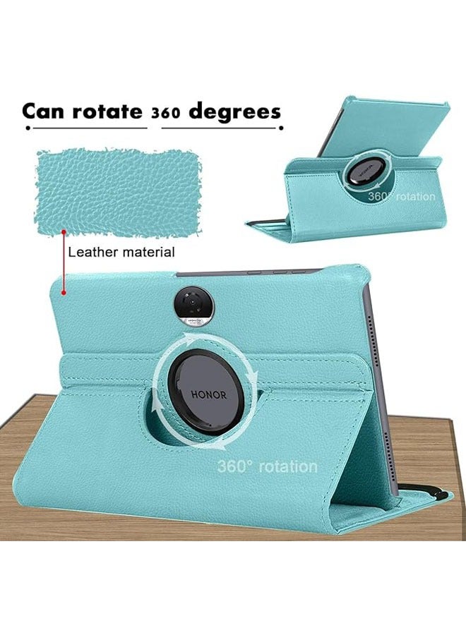 general Compatible with Honor Pad 9 12.1 Inch Tablet, PU Leather Case 360° Rotatable Multi-Angle Protection Stand Protective Case for Honor Pad 9 - Image 2