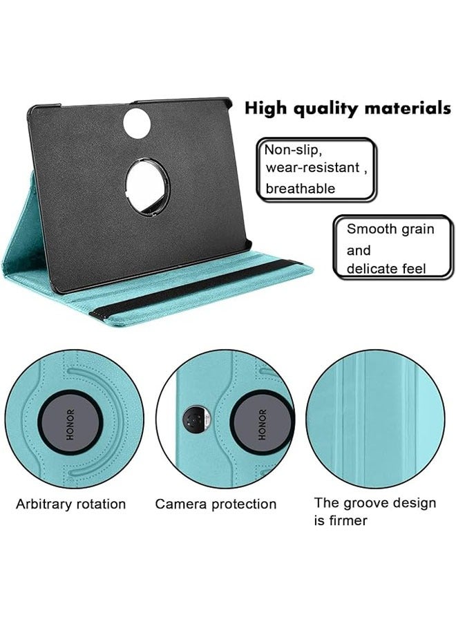 general Compatible with Honor Pad 9 12.1 Inch Tablet, PU Leather Case 360° Rotatable Multi-Angle Protection Stand Protective Case for Honor Pad 9 - Image 3