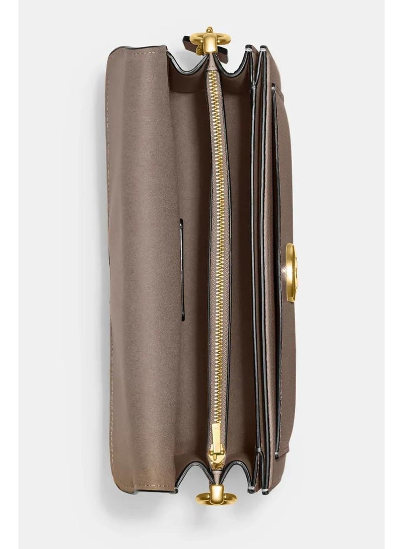 Women's Mixed Leather Shoulder Bag 26 Crossbody Bag - Image 5
