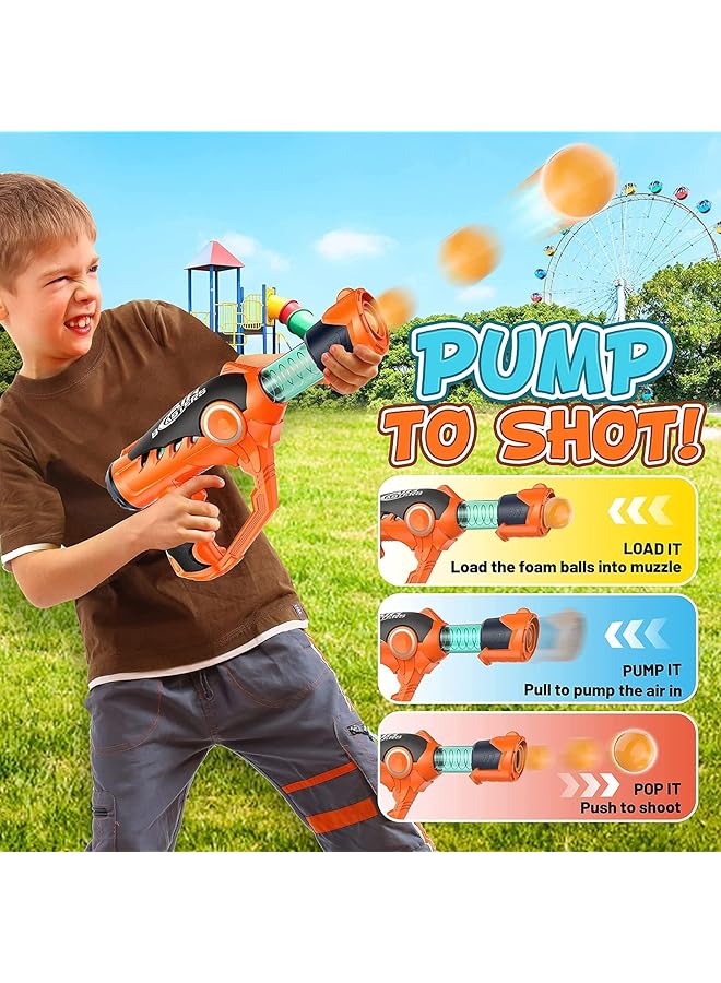 X spring Shooting Games Toy Foam Ball Toys With 12 Soft Bullet Safe Pump Action Sniper Toy For Kids Age 6 12 Indoor Outdoor Shooting Toy For Boys And Girls Birthday Gift Idea - Image 2