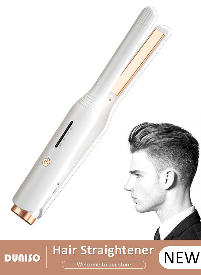 DUNISO مكواة شعر لاسلكية، مكواة فرد الشعر مع 4 إعدادات حرارة، مكواة قابلة للشحن مع درجة حرارة قابلة للتعديل لفرد وتجعيد الشعر، تسخين سريع، مكواة شعر محمولة لجميع أنواع الشعر - Image 1