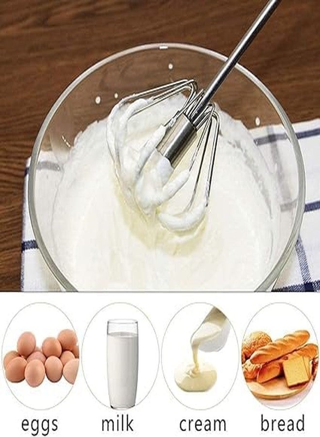 GLOBAL IMPEX Power-Free Stainless Steel Hand Blender – Push Whisk for Egg, Lassi, Batter, Coffee Frothing & More | Manual Madhani, Ravai, Mathani, Stirrer & Beater Tool (Pack of 1) - Image 4
