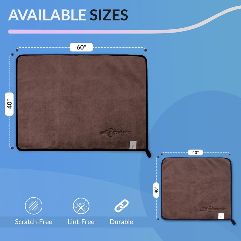 Neodrift ‘800 GSM Microfiber Cloth' - Ultra Soft Cleaning Cloth for Car, Bike - Polishing, Detailing, Highly Absorbent (Size - 40X60 Cm) (Set of 2 Pc) (Colour - Beige + Coffee) - Image 5
