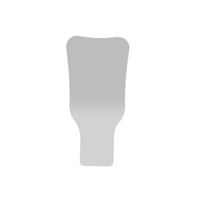 Angzhili 1 Piece Dental Anti-Fog Photography Mirrors,2 Sided Fog Free Intraoral Photography Mirror,Stainless Steel Occlusal Mirror (L maxillofacial mirror) - Image 5