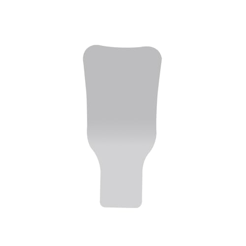 Angzhili 1 Piece Dental Anti-Fog Photography Mirrors,2 Sided Fog Free Intraoral Photography Mirror,Stainless Steel Occlusal Mirror (L maxillofacial mirror) - Image 1