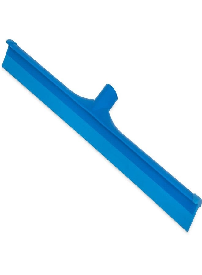SPARTA 3656714 Plastic Floor Squeegee, Shower Squeegee, Heavy Duty Squeegee With Rubber Blade For Windows, Glass, Shower Doors, Floors, Windshields, 20 Inches, Blue - Image 1