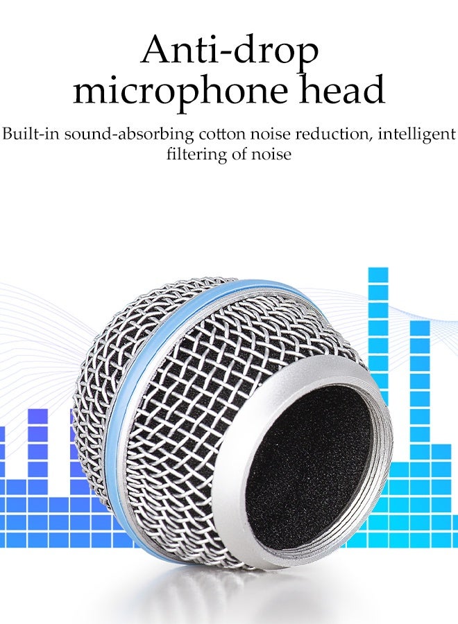 DUNISO Wireless Microphone,with 2 Handheld Mic,Professional 2-Channel Karaoke Handheld System,for Party, KTV, Meeting, Wedding ,Outdoor Events - Image 4