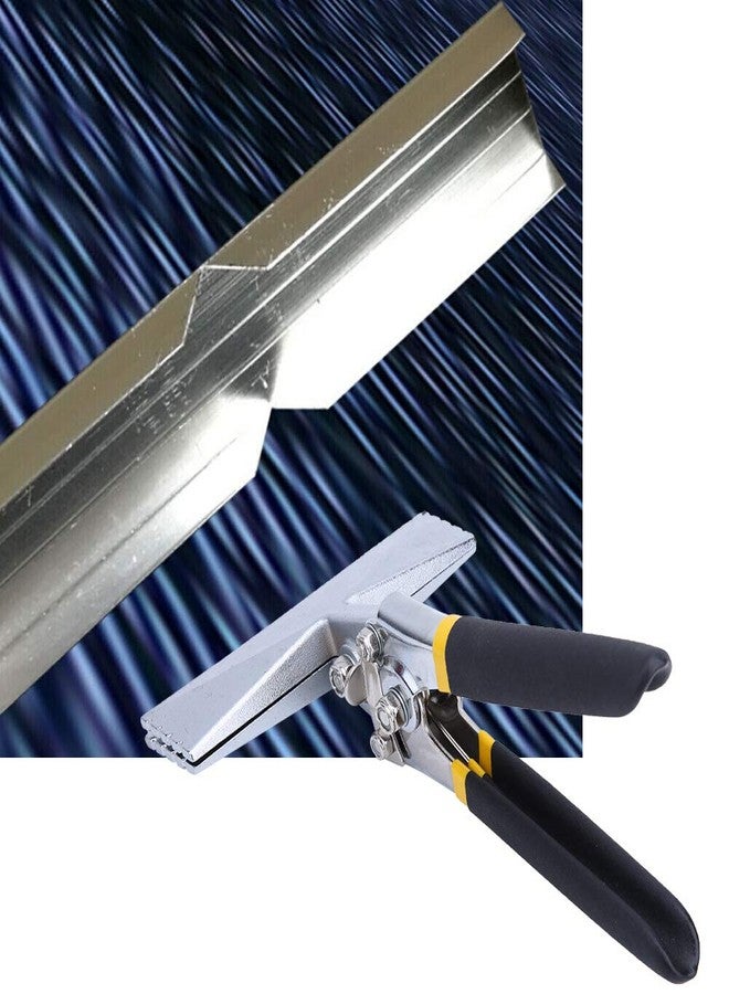 Garosa 6 Inch Hand Seamer Straight Jaw Sheet Metal Bender Tools Sheet Metal Seamer Hand Bending Tool 1.4in Jaw Side Width Bender Hand Tool for Bending and Flattening - Image 3