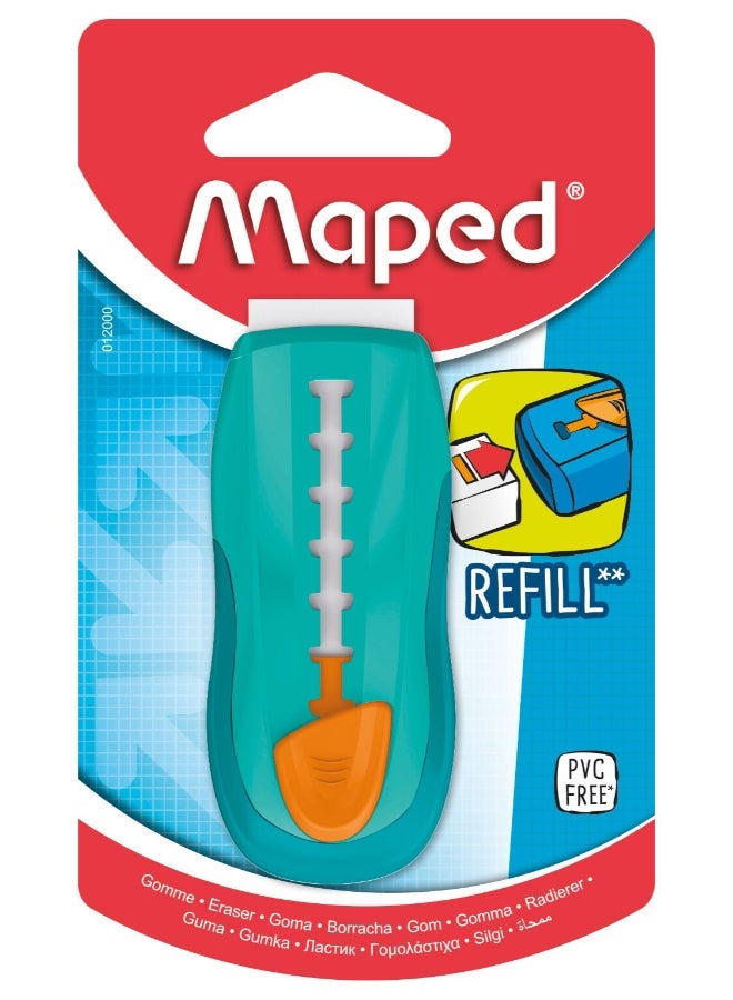 مابد ممحاة ستيك يونيفرسال على كارت + مقص بالس 16 سم SYM على كارت - Image 2