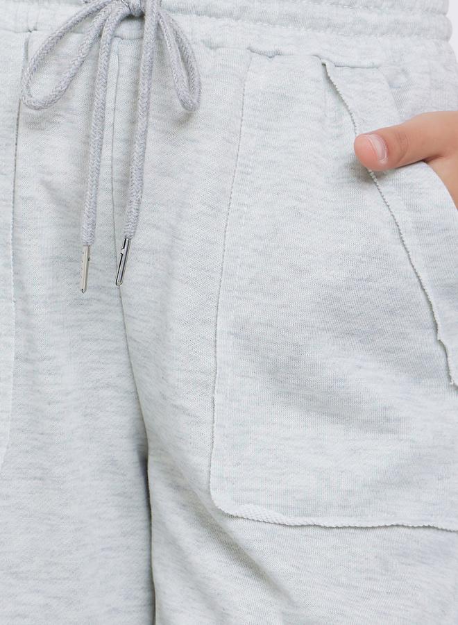 ستايلي جوغر واسع سادة بتفاصيل جيوب - Image 3