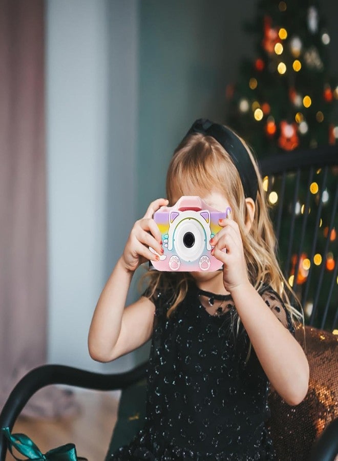 KOOCE Kids Digital Camera with Cat Design - Compact Selfie Camera for Girls & Boys, 2.0" Screen, Video Recorder, Photo Capture, Built-in Games, Includes 4GB SD Card - Image 5