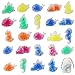 Miaopen 24PCS Mini Squishy Stress Balls Fidget Toys Dinosour Sea Animals Sensory Squeeze Ball Toys to Relax Party Favors Birthday Gifts Easter Egg Filler - Image 4