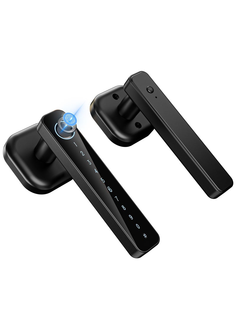 YASUCISS Smart Door Lock,Fingerprint Door knob, Full Function 5in1 Smart Door Knob for Bedroom, Office, Hotel, Closet, Pantry, Biometric Door Knob, Thumbprint Door Knob - Image 1